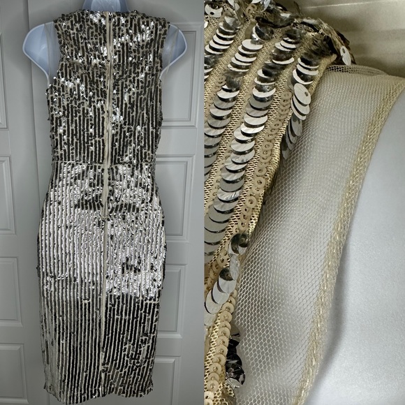 Gorgeous flirty full sequin party dress. - Picture 2 of 3